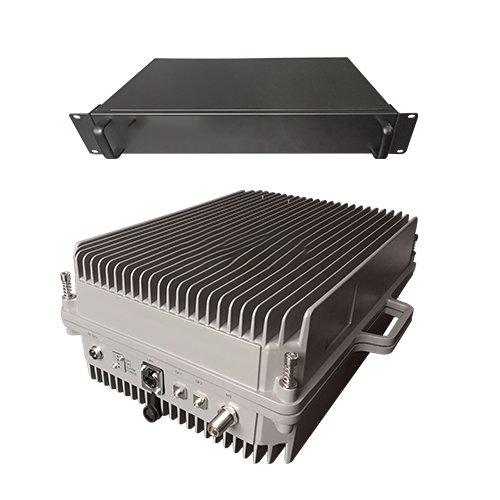  岳池TETRA800数字警用集群数字光纤直放站远近端机